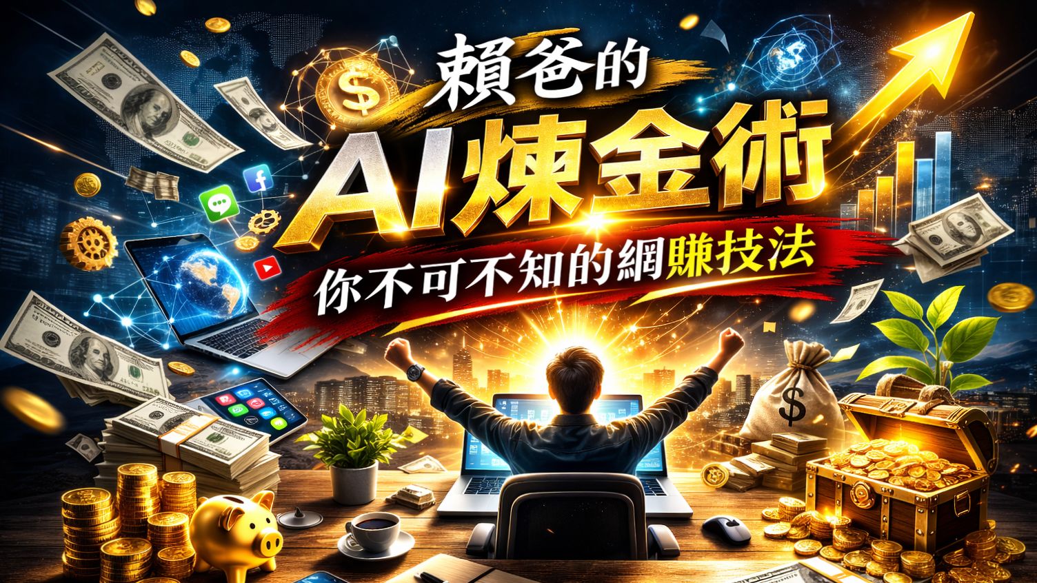 賴爸的AI煉金術 你不可不知的網賺技法